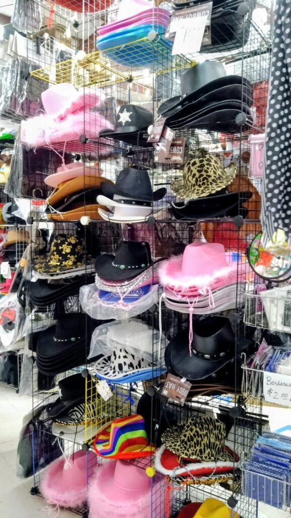 ハットの種類も豊富
