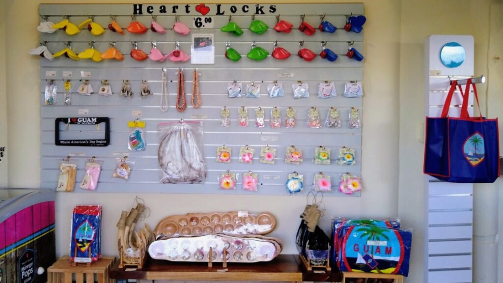 展望台そばの売店