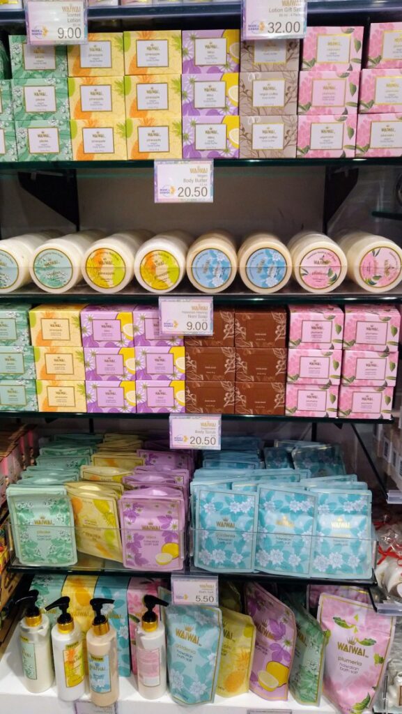 ボディスクラブなどの「WAIWAI」製品