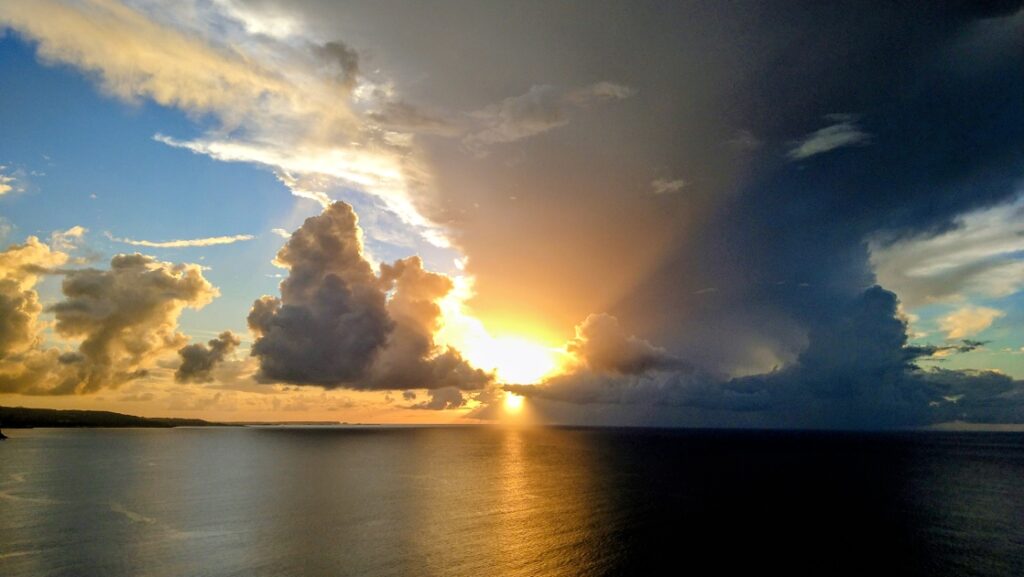 展望台からのサンセット
