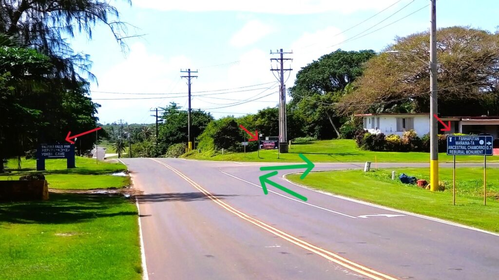 右折するダンダンロード