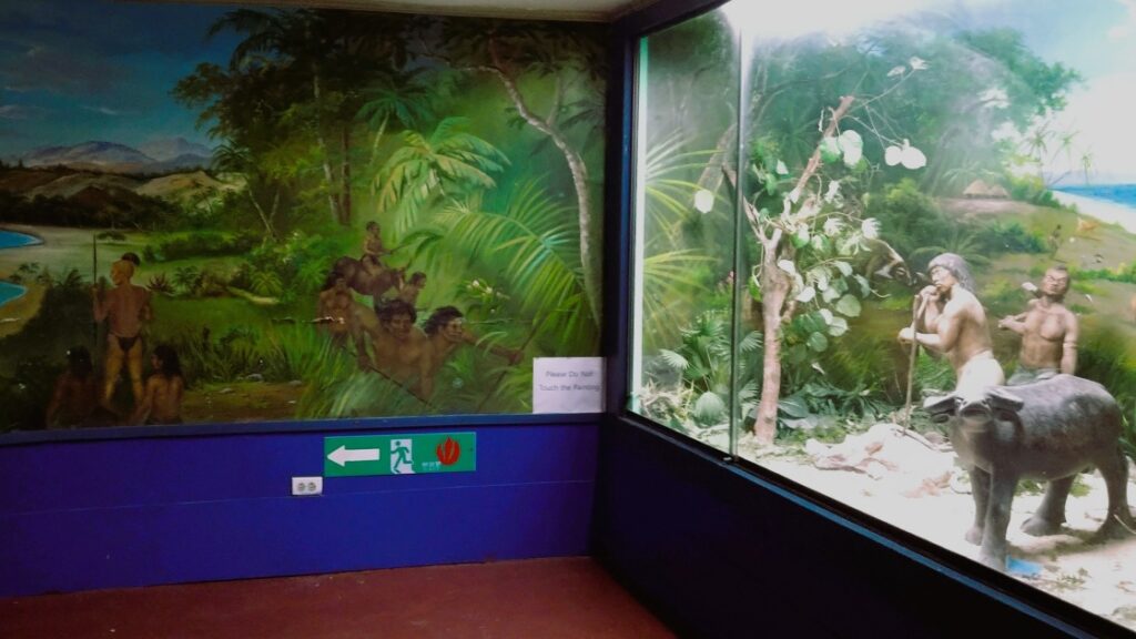 グアム歴史館の内部