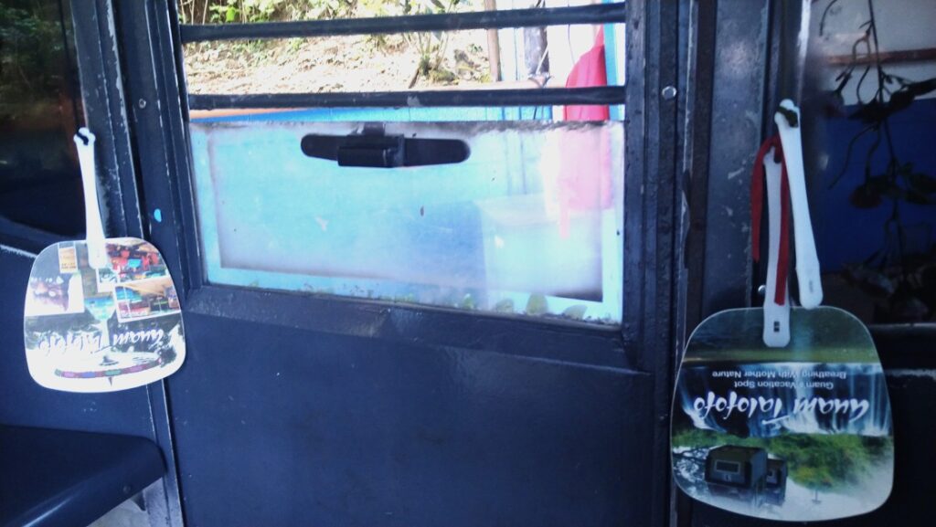 ロープウェイの中