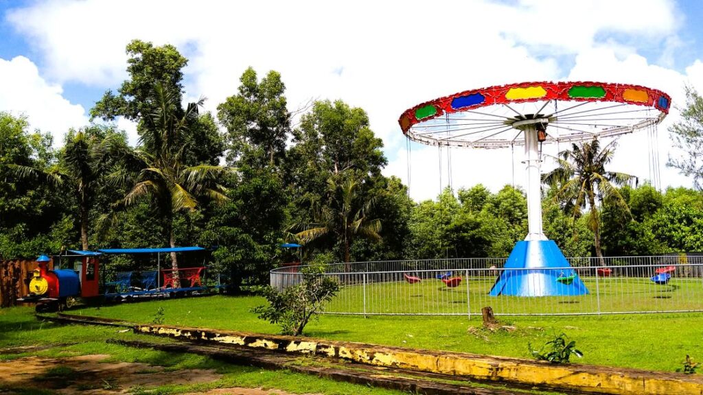 回転いすと汽車