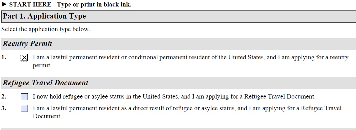 Reentry permit